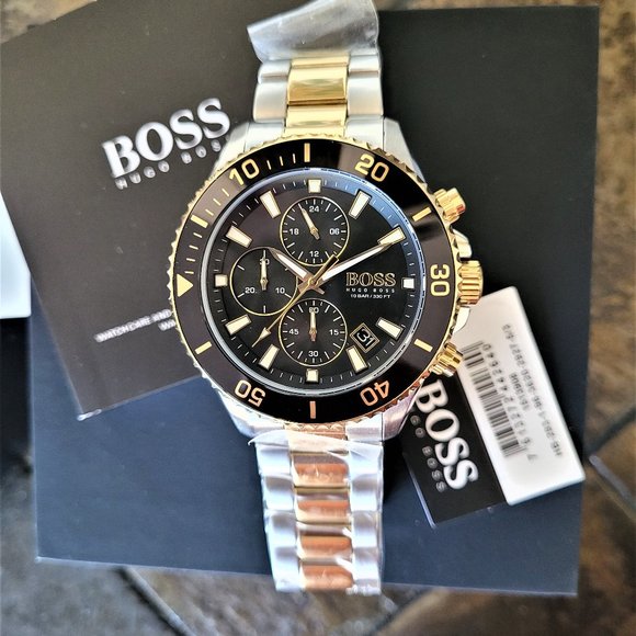 Hugo Boss Other - Hugo Boss Men's Admiral 2-Tone Chronograph Watch